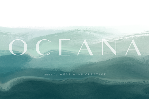 Oceana - Textured Backgrounds in Graphics - product preview 7