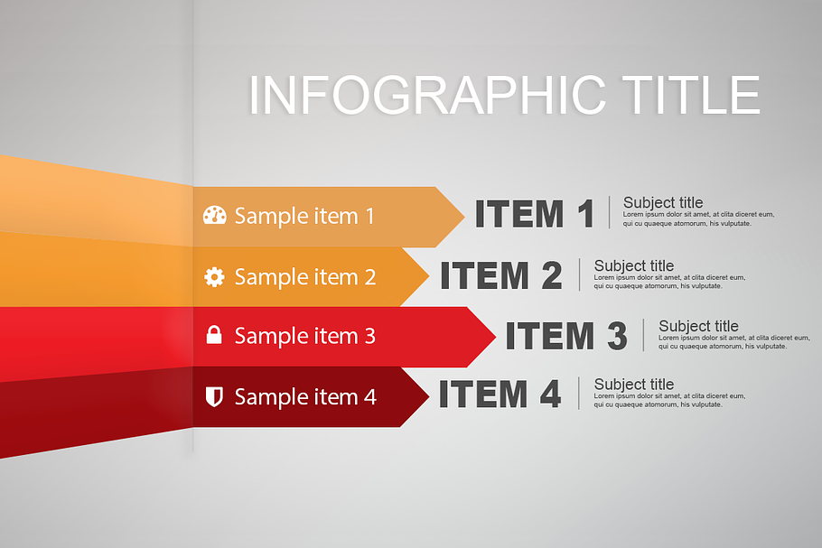 Impact Data Infographic in Presentation Templates - product preview 8