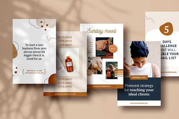 Pinterest Pack / Kayla in Pinterest Templates - product preview 4