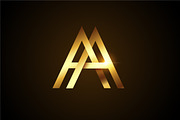 Golden AA Logo
