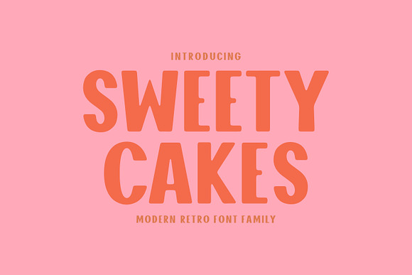 Sweety Cakes Font Family in Display Fonts - product preview 9
