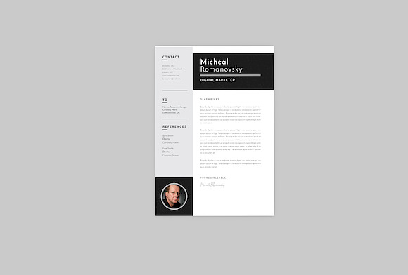 Micheal DIgital Resume Designer in Resume Templates - product preview 1