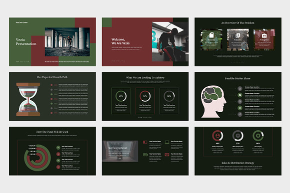 Vezia Fashion Pitch Deck Keynote in Keynote Templates - product preview 1