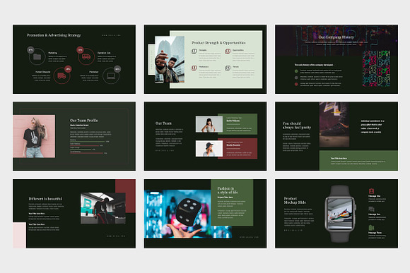 Vezia Fashion Pitch Deck Keynote in Keynote Templates - product preview 5