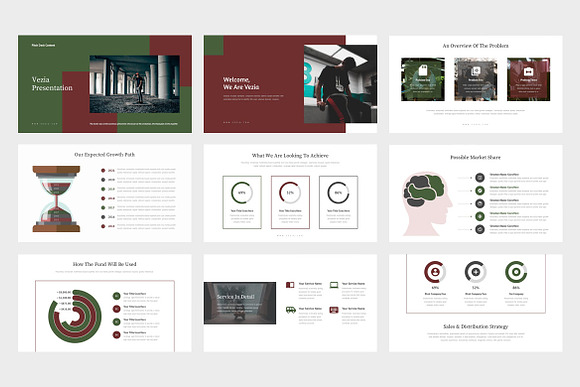 Vezia Fashion Pitch Deck Keynote in Keynote Templates - product preview 7