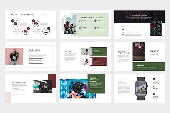 Vezia Fashion Pitch Deck Keynote in Keynote Templates - product preview 11