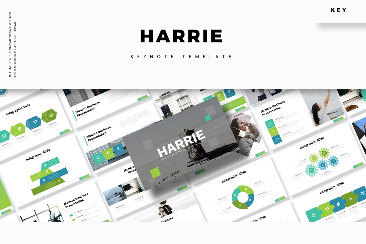 Harrie - Keynote Template in Keynote Templates - product preview 8