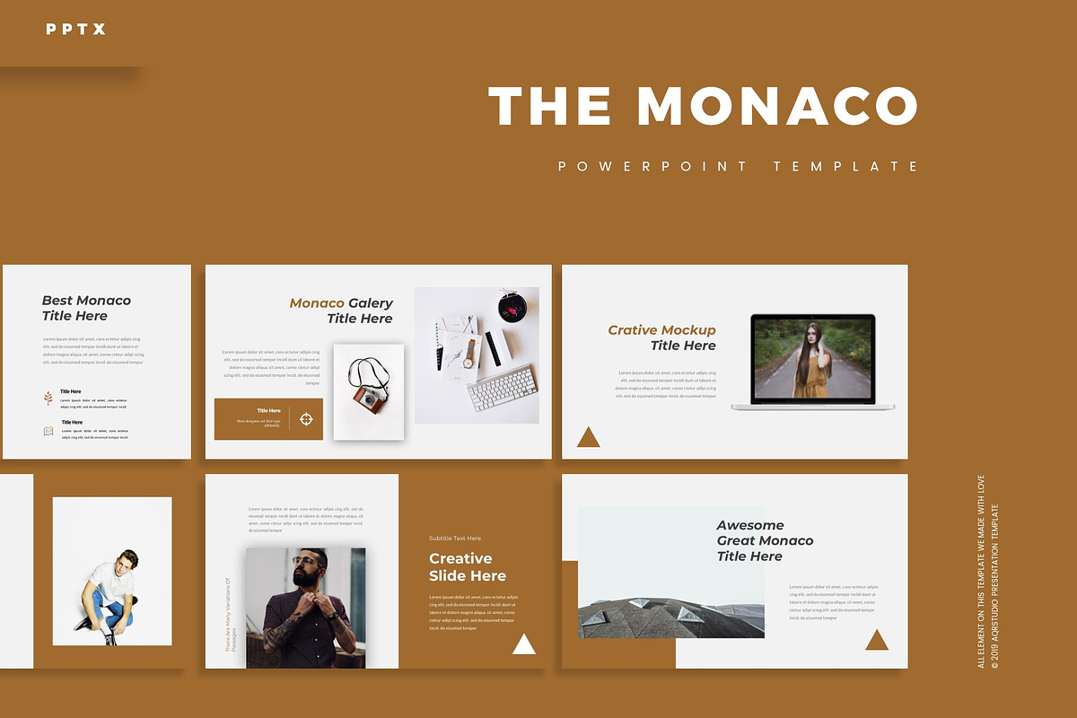 Monaco - Powerpoint Template in PowerPoint Templates - product preview 8