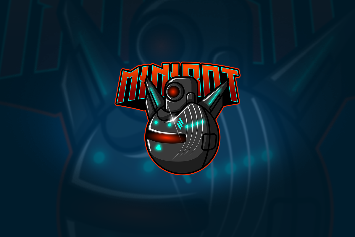 Minibot - Mascot & Esport Logo in Logo Templates - product preview 8
