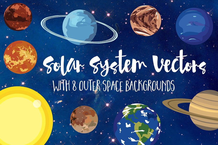 Solar System Vectors in Graphics - product preview 8