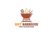 Hot Barbecue Logo