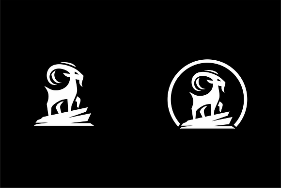 Goat Logo in Logo Templates - product preview 3