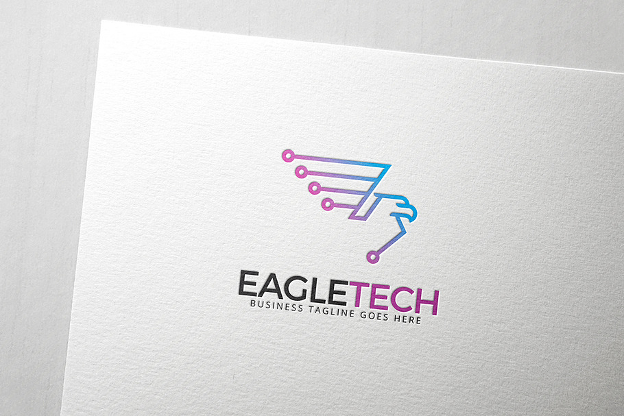 Eagle Tech Logo in Logo Templates - product preview 8