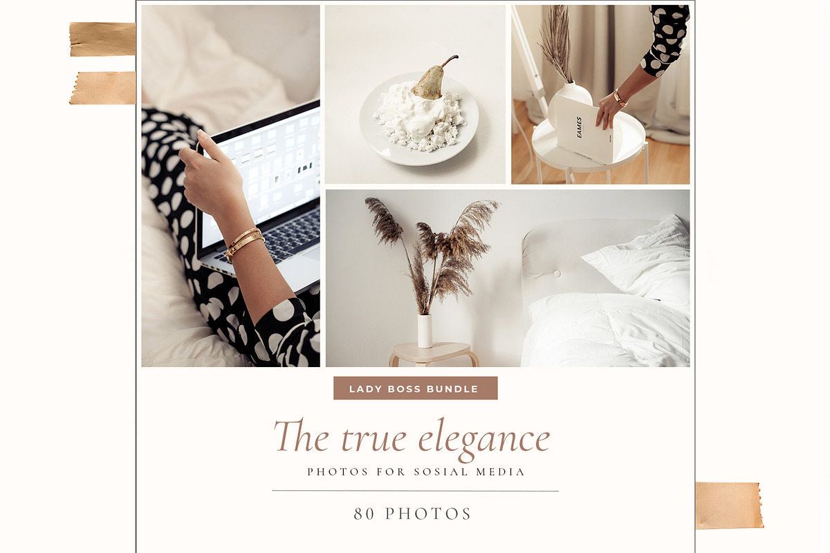 LADY BOSS. THE TRUE ELEGANCE. 80+ in Instagram Templates - product preview 8