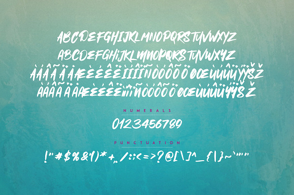 Mischief - Brush font + Extras in Script Fonts - product preview 7