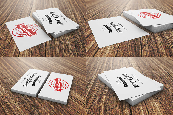 10 Realistic Business Card Mockups in Print Mockups - product preview 4