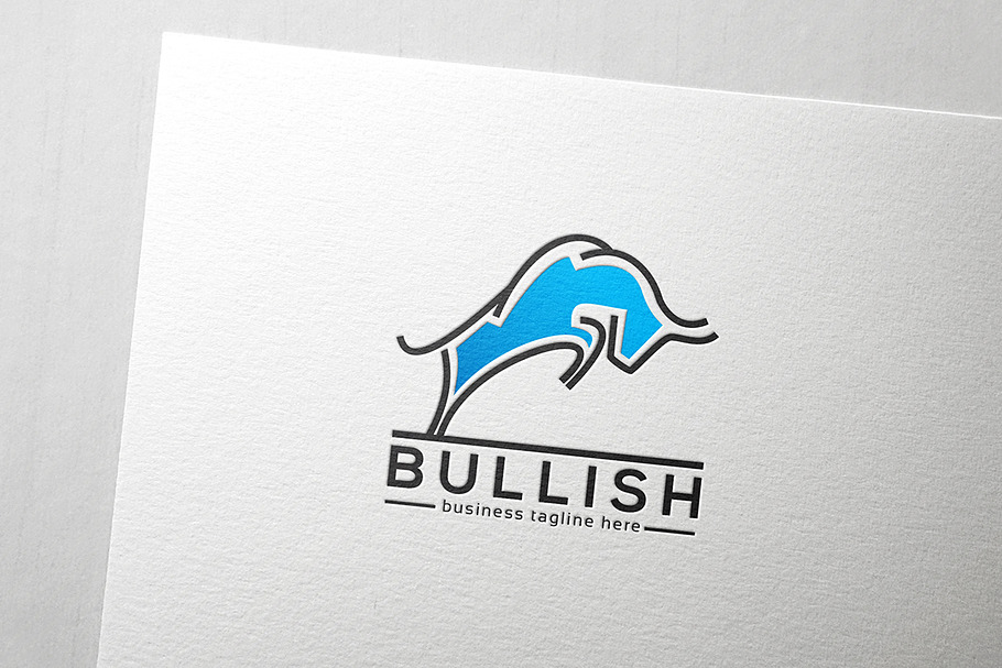 Bullish Bull Logo in Logo Templates - product preview 8