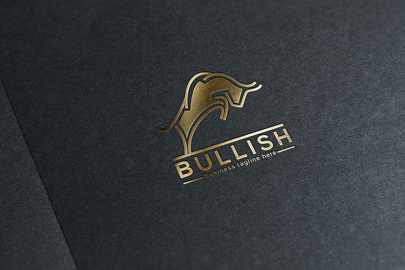 Bullish Bull Logo in Logo Templates - product preview 1