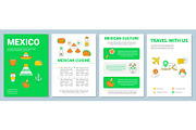 Mexico brochure template layout