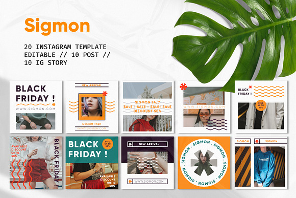 Sigmon Social Media Template in Instagram Templates - product preview 1