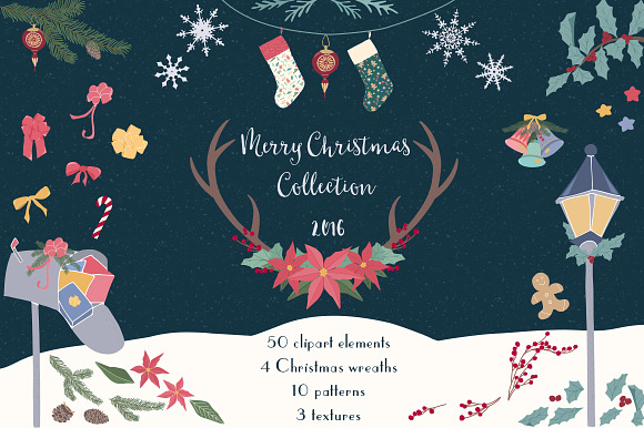 Merry Christmas Collection in Graphics - product preview 3