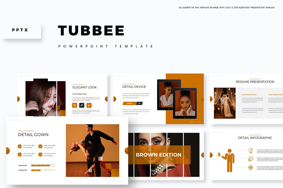 Tubbee - Powerpoint Template in PowerPoint Templates - product preview 8