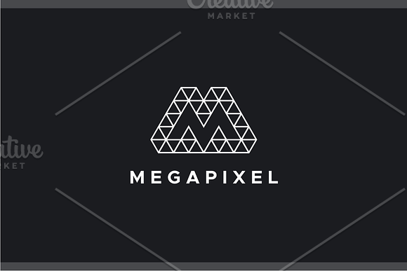 Megapixel - M Logo in Logo Templates - product preview 1