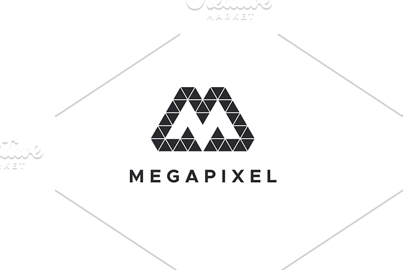 Megapixel - M Logo in Logo Templates - product preview 2