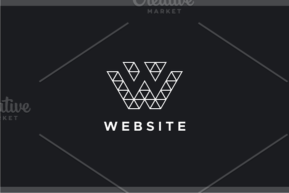 Website - W Logo in Logo Templates - product preview 1