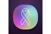 Awareness ribbon app icon