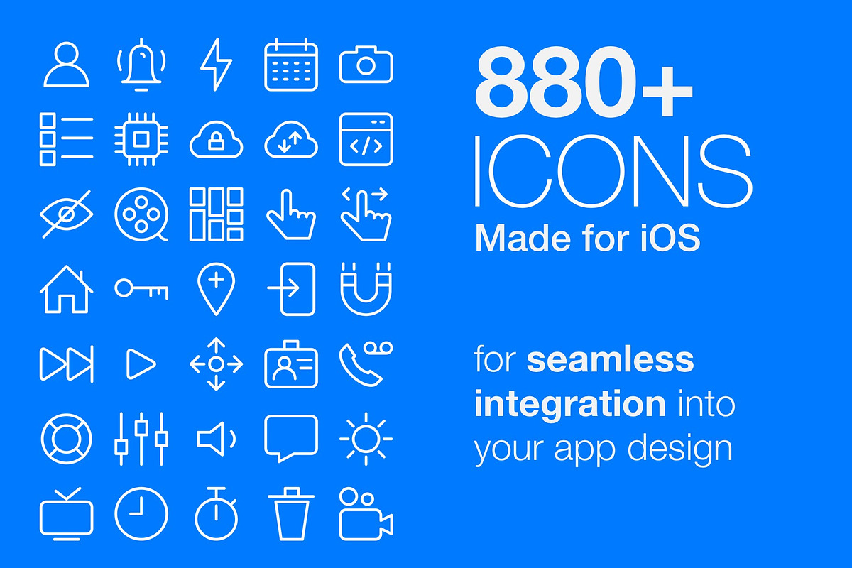 Icon bundle – Made for iOS in Icons - product preview 8