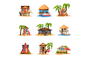 Collection of Beach Bungalows on