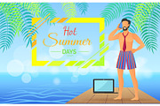 Hot Summer Day Business Poster