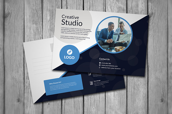Post Card in Postcard Templates - product preview 1