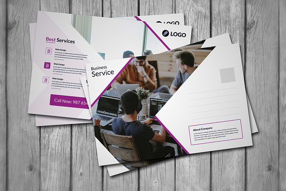 Corporate Post Card Design in Postcard Templates - product preview 3