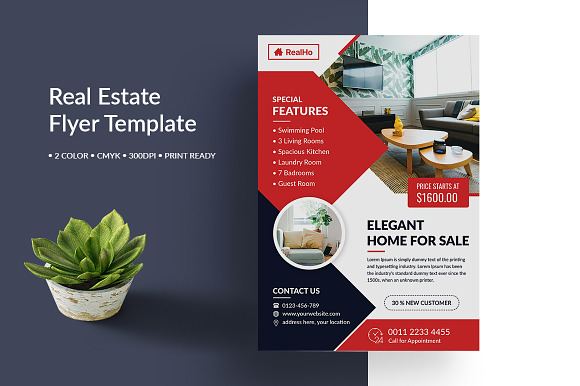 Premium Real Estate Flyer Bundle in Flyer Templates - product preview 1