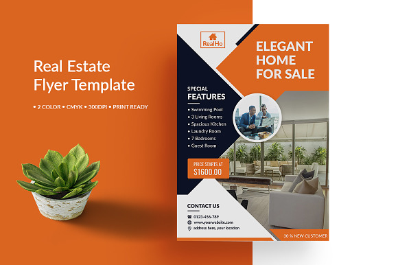Premium Real Estate Flyer Bundle in Flyer Templates - product preview 2