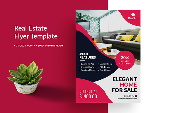 Premium Real Estate Flyer Bundle in Flyer Templates - product preview 6