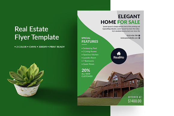 Premium Real Estate Flyer Bundle in Flyer Templates - product preview 7