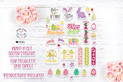 Happy Easter Print n Cut Stickers