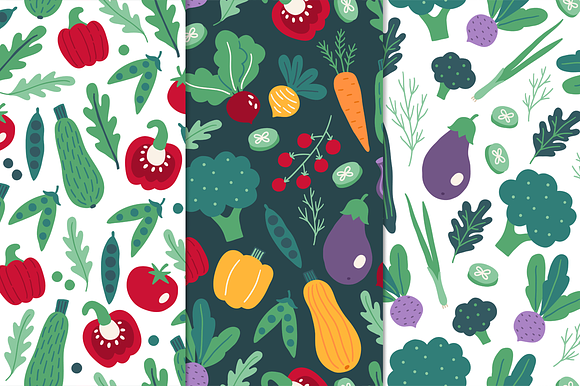 Fresh Vegetables Kit in Illustrations - product preview 1