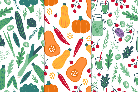 Fresh Vegetables Kit in Illustrations - product preview 2