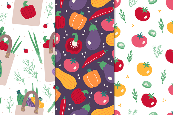 Fresh Vegetables Kit in Illustrations - product preview 3