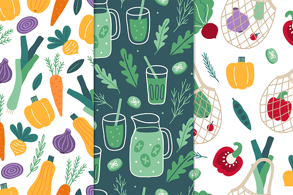 Fresh Vegetables Kit in Illustrations - product preview 4