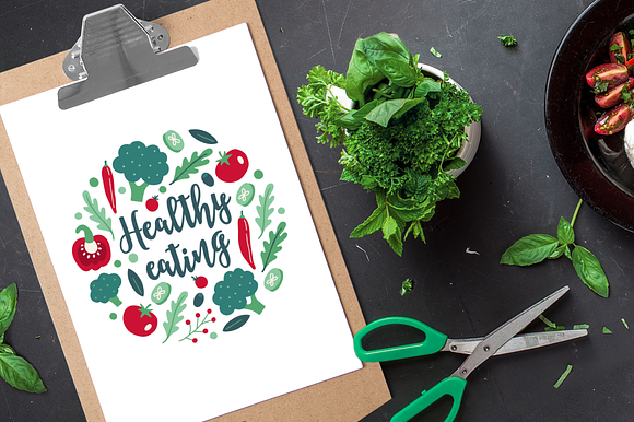Fresh Vegetables Kit in Illustrations - product preview 7