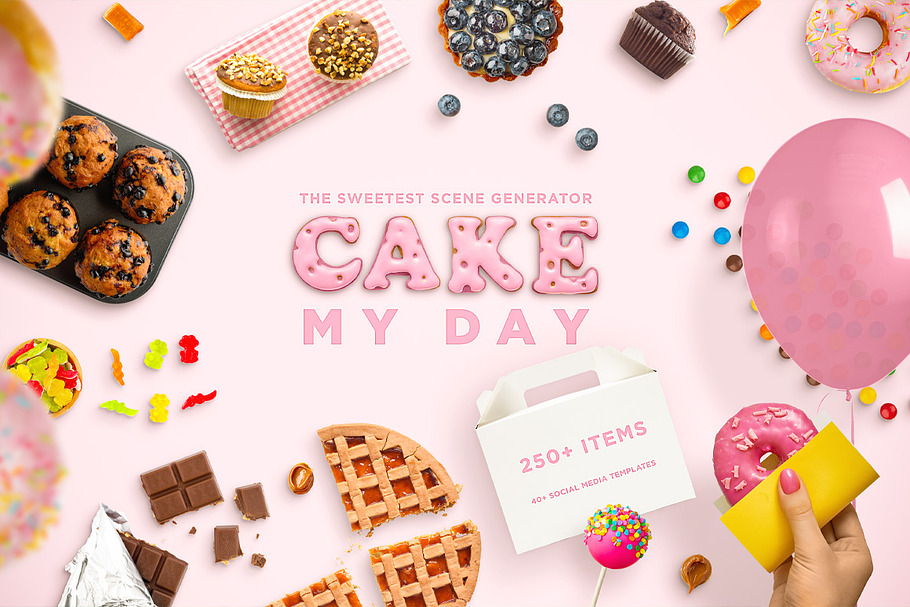Cake My Day! The Sweetest Scene Gen. in Scene Creator Mockups - product preview 8
