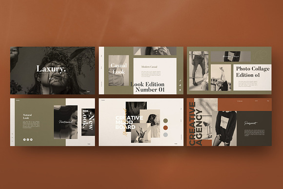 Laxury - Brand Lookbook Powerpoint in PowerPoint Templates - product preview 1