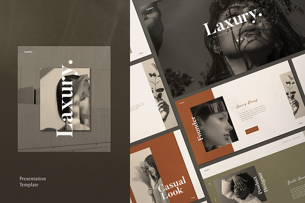 Laxury - Brand Lookbook Google Slide