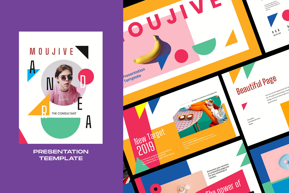 MOUJAVE - Pastel Lookbook Powerpint in PowerPoint Templates - product preview 8