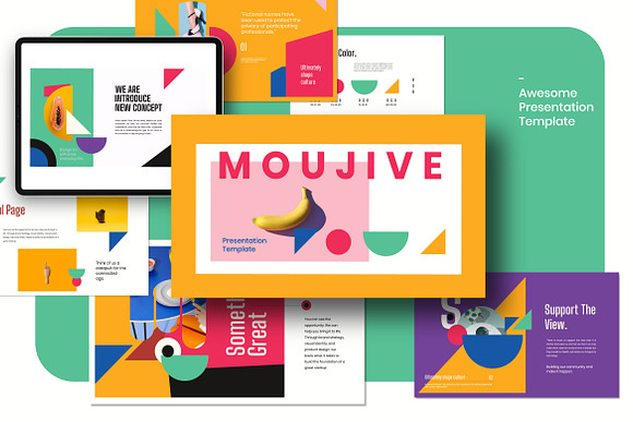 MOUJAVE - Pastel Lookbook Powerpint in PowerPoint Templates - product preview 9